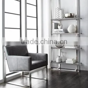 BSL 'Club' Stainless Steel Bookshelf thumbnail-2