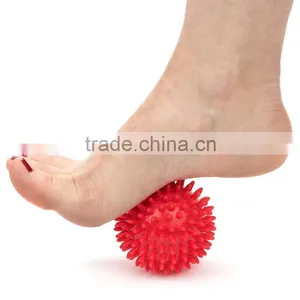 Reflexology T Rigger Therapy Spiky Exercise Massage Ball for Foot Plantar Fasciitis Back Pain Relief thumbnail-1