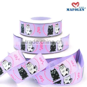 3 Inch Custom Printed Cartoon Character Grosgrain Ribbon for Sale thumbnail-6