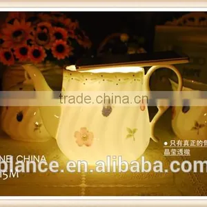 Crinkle Flower Coffee Set in European Coffee Cup Set Style thumbnail-6
