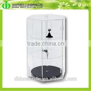 DDC-C048 Trade Assurance Rotating Mirror Jewelry Cabinet thumbnail-1