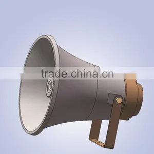 RPH-10 Different Wattage 30Watt-15Watt-7.5Watt Plastic Round Paging Horn Speaker thumbnail-1