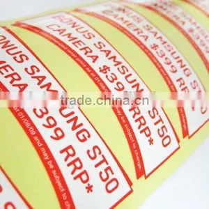 Bulk Printed Adhesive Paper Stickers Sheet thumbnail-3