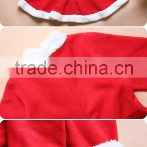 Girls Winter Fall Dresses Very Cute Red Baby Girls Christmas Outfits With Hat thumbnail-3