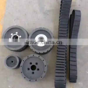 Produce Robot Rubber Tracks Robot Caterpillar Rubber Tracks thumbnail-2