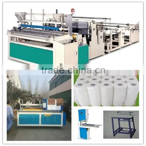 1092mm Tissue Paper Rewinding Machine (Embossing & Perforating)/toilet Paper Rewinder Machine/ Bobbin Cutter thumbnail-1