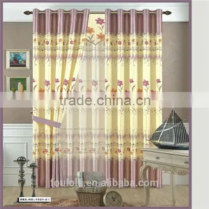 Home Decor 100% Polyester Curtain Cloth Printing Curtain Cloth thumbnail-1