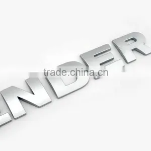 Custom Car Emblem Badges, Plastic Abs Car Sticker, Chrome Letters Car Emblem thumbnail-3