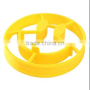Silicone Smile Face Pancake Egg Fried Ring Mould / Silicone Fried Egg Mould / Egg Tray Mould thumbnail-4