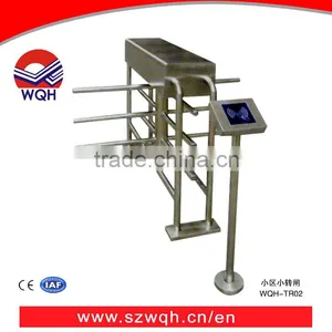 Indonesia Market Hot Selling Automatic #304 Stainless Steel Half Height Turnstile Gate for Community Entrance Access Control thumbnail-1