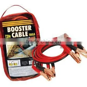 12 Feet Long, 10 Gauge 250 AMP No Tangle Battery Booster Cable / Jumper Cable thumbnail-2