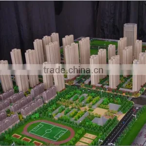 3D Maquette Apartment House Building Scale Model Making thumbnail-1
