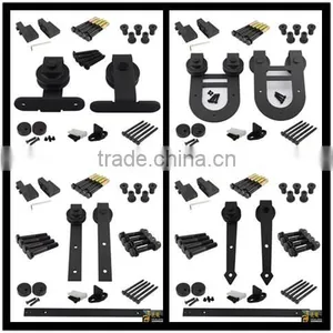 Top Quality Steel Material Sliding Barn Door Hardware for Wooden Door thumbnail-6