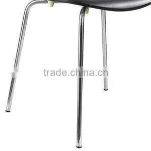 Black High Quality Wood and Metal Chair for Dining Rooms thumbnail-6