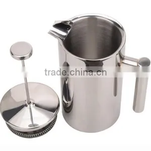 2014 New Design Unique French Coffee Press Double Walled Coffee Press thumbnail-4