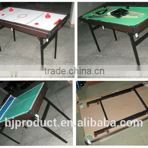 8' High Quality Modern Stylish 3 in 1 Multi Games Table. Pool Table, Table Tennis Table, Dinning Table thumbnail-1