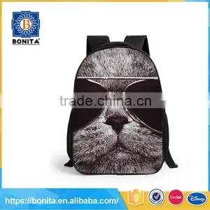 New Arrival Cheap Animal 3D Cute Kitten Kids 2016 Backpack for School thumbnail-6