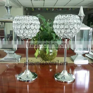 Hot Sales Fashion Wedding Crystal Candle Holder,crystal Votive Candle Holder , Crystal Wedding Ball thumbnail-1