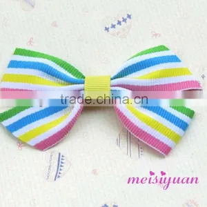 Custom Chocolate Packing Ribbon Bow With Elastic Loop Pre-made Bow for Baking Decoration thumbnail-1