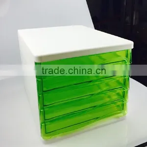 Hot Selling pp Plastic Office 5 Drawers Filing Cabinet thumbnail-2