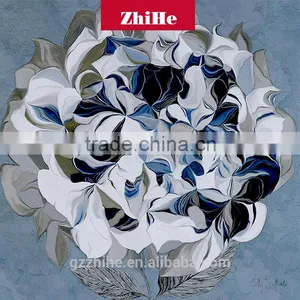 Wholesale Dropshipping Abstract Painting Artificial Flower Rose Flower Backdrop Decoration Flower Shape Wall for Decoration Home thumbnail-2