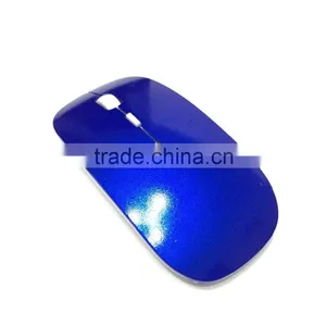 Cheap Price Black Customized Logo Printing Mini Flat Wireless Mouse thumbnail-6