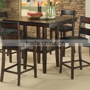 Modern Solid Wood Frame Restaurant Furniture Dining Table and Chair thumbnail-1
