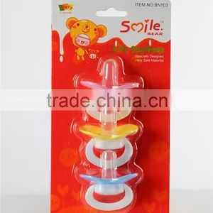 3PK Food Grade Pacifier Feeder Baby Animal Pacifier thumbnail-2