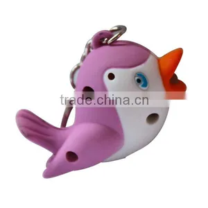 Wholesale Birdshape Led Keychain Light With Sound Flashlight Torch Christmas Led Lights thumbnail-1
