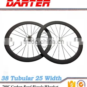 Tubular 20-24H Eco Custom Cheap Carbon Bike Wheels thumbnail-1