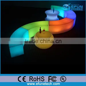 Colorful Led Plastic Bar Furniture Sets,bar Stool for Outdoor Party/salon thumbnail-1