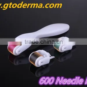 600 Needles Titanium Derma Roller With Replacable Tips for Scar Removal thumbnail-1