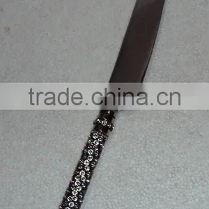 Bread Knife Knife With Beaded Crystal thumbnail-1