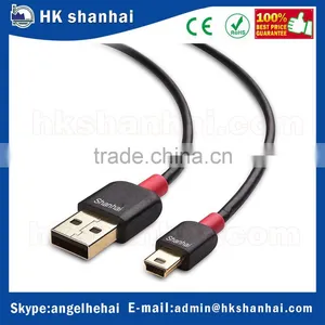 Lower Price Usb 2.0 Fast Charging Usb Type a to Mini Usb Type b 480 Mbps High Speed Data Extension Transfer Cable thumbnail-3
