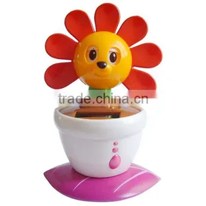 Hot Sale Cute Cartoon Type Plastic Promotion Gift Solar Dancing Flower thumbnail-3