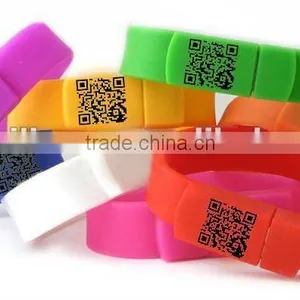 Custom Printed Wristband USB Flash Drive thumbnail-1