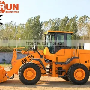 Everun 3 Ton Small Front End Wheel Loader With Adjustable Snow Blade thumbnail-3