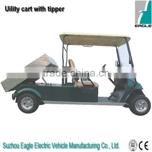 Electric Fiberglass Golf Cart Bodies With Lifting Cargo Box, CE Approved, EG2048ZT2 thumbnail-1
