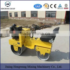 Small Gasoline Diesel Vibration Road Roller thumbnail-2
