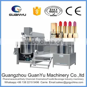 Electric Heated Jacket Stainless Steel Vacuum Mixer for Cosmetics Emulsifying and Homogenizing thumbnail-1