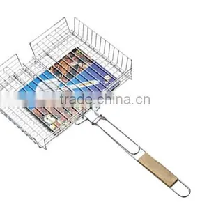 BBQ Grill Cooking Basket Meat Grids thumbnail-1