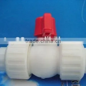 Good Price Ppr Plastic Double Union Plastic Ball Valve thumbnail-1