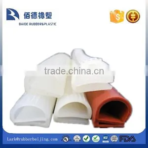 Manufacturing e Shape Silicone Rubber Seal Strip thumbnail-1