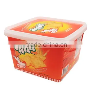 3.5L IML Plastic Cookie Box /Biscuit Container,Certificate Pet Food Containers thumbnail-5