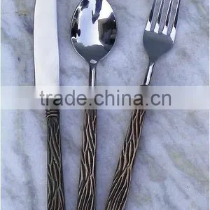 Stainless Steel Hammered Cutlery Supplier thumbnail-1