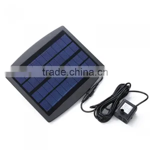 (long Battery) Garden Fountain, Solar Battery Aquarium Fountain 2.5 W High Power Pump thumbnail-3