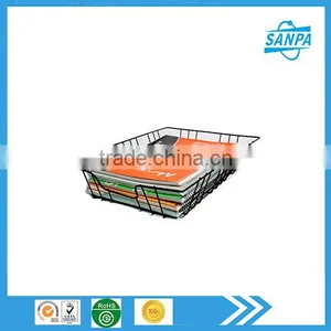 Hangzhou Supplier New Stlye Office Metal Wire File Tray/Document Tray/Wire Basket Holder thumbnail-1