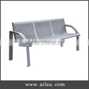 Arlau Outdoor Park Iron Garden Bench thumbnail-1