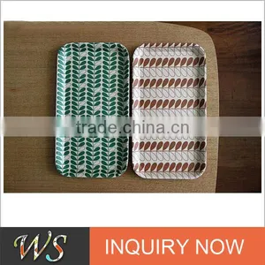 Eco-friendly Bamboo Fiber Nordic Style Lunch Tray thumbnail-1
