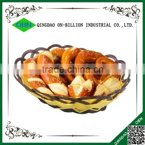LFGB Plastic Rattan Woven Tray thumbnail-2